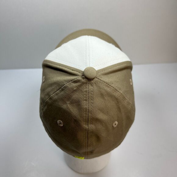 Quiksilver Skate Surf Stretch Hat One Size Logo Retro Beige Neon Colorblock - Picture 6 of 8